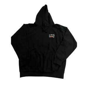 Livin' Cool NY Logo Hoodie in Black